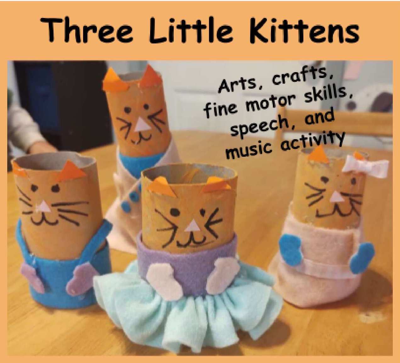 Three Little Kittens Craft